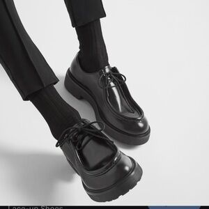 Prada  Diapason Opaque Oxford loafers sz 9